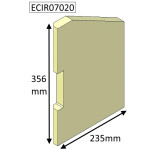 ECIR07020 Parkray Left Side Brick  |  Aspect 7 (NON Eco) 